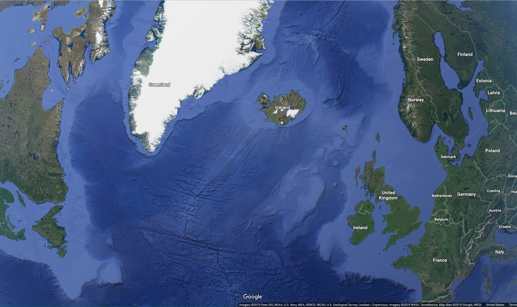 Mid-Atlantic ridge