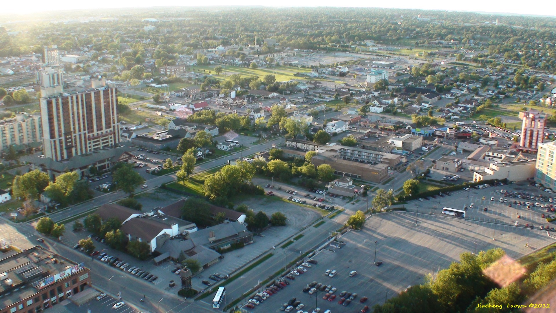 Bird View of Canadian Niagra