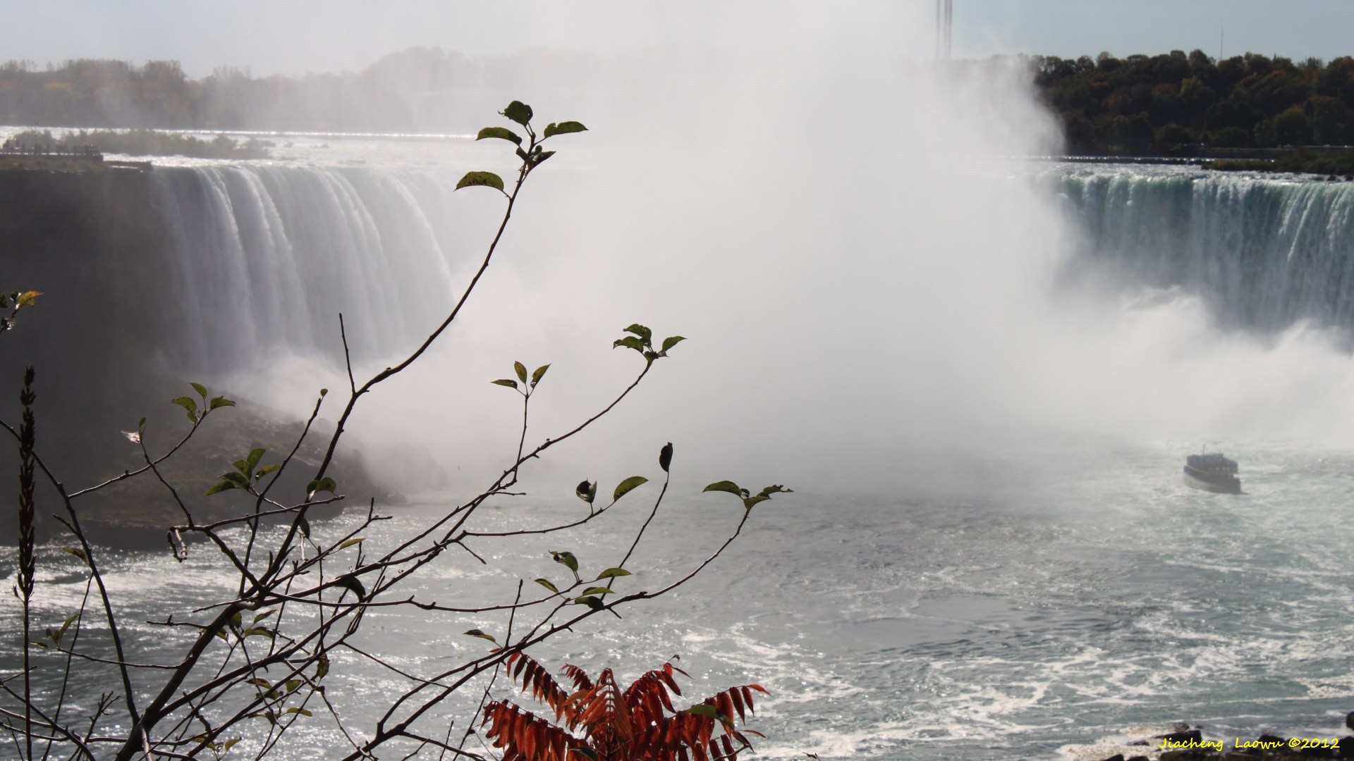 Horseshoe Falls close look