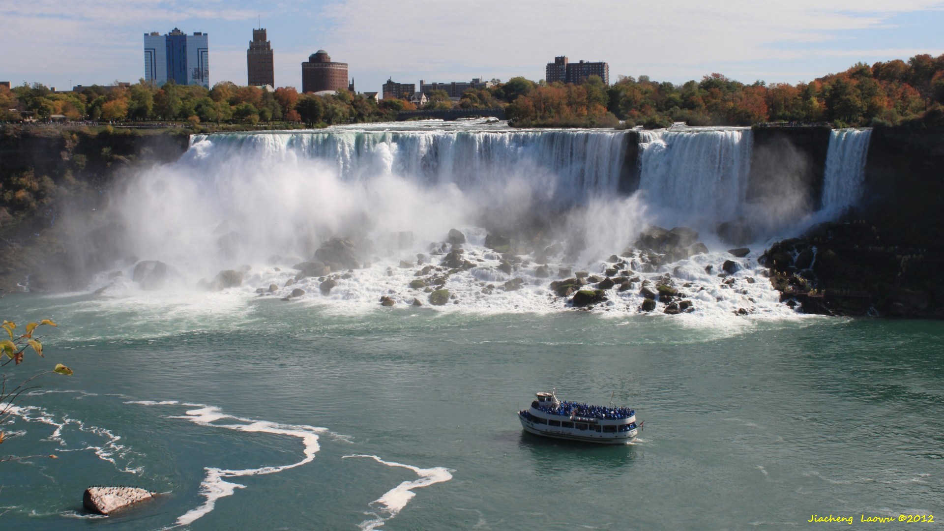 American Falls and Bridal Veil Falls